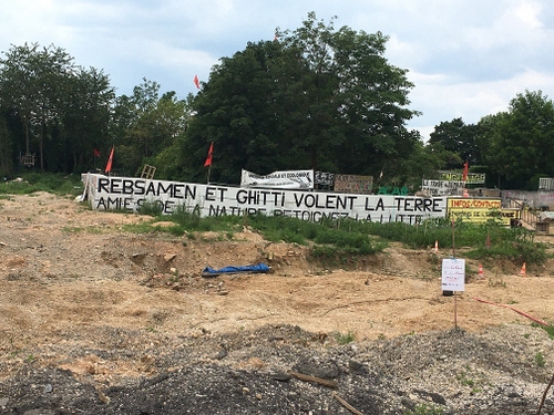 Nouvelle évacuation des jardins de l’engrenage à Dijon 